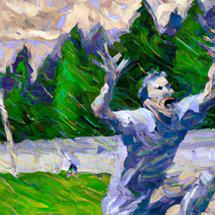 Footballer stole Munch's Scream painting